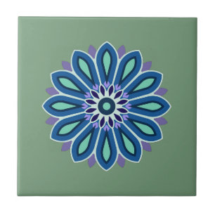 FLOWER GIFT FOR MOM DAUGHTER SISTER FRIEND TEACHER CERAMIC TILE