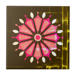 FLOWER GIFT FOR MOM DAUGHTER SISTER FRIEND TEACHER CERAMIC TILE