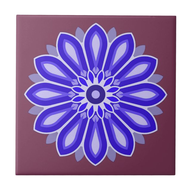 FLOWER GIFT FOR MOM DAUGHTER SISTER FRIEND TEACHER CERAMIC TILE (Front)