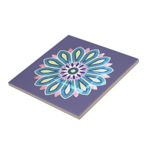 FLOWER GIFT FOR MOM DAUGHTER SISTER FRIEND TEACHER CERAMIC TILE