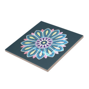 FLOWER GIFT FOR MOM DAUGHTER SISTER FRIEND TEACHER CERAMIC TILE