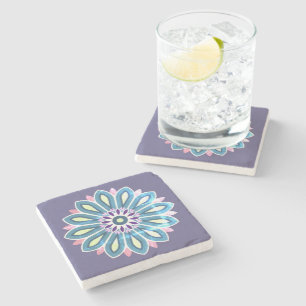 FLOWER GIFT FOR MOM DAUGHTER SISTER FRIEND TEACHER STONE COASTER