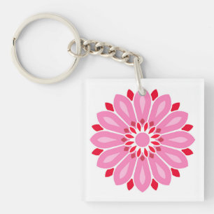 FLOWER GIFT HUSBAND WIFE BOYFRIEND FRIEND KEY RING