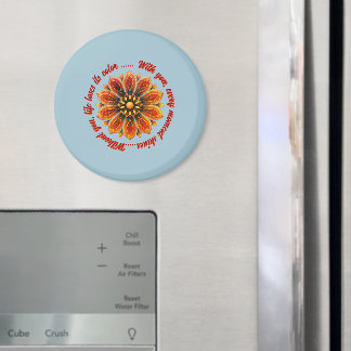 FLOWER GIFT MOM DAUGHTER SISTER TEACHER FRIEND MAGNET