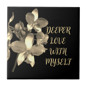 FLOWER GIFT MOM, GRANDMOTHER, DAUGHTER, BOSS LOVER CERAMIC TILE