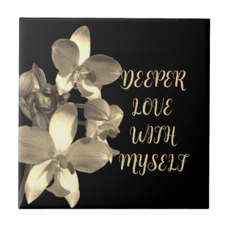 FLOWER GIFT MOM, GRANDMOTHER, DAUGHTER, BOSS LOVER CERAMIC TILE