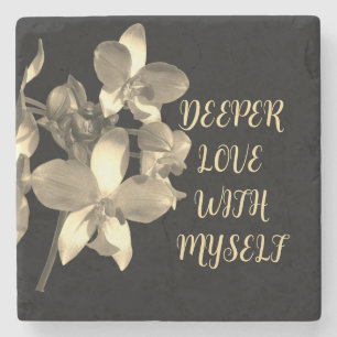 FLOWER GIFT MOM, GRANDMOTHER, DAUGHTER, BOSS LOVER STONE COASTER