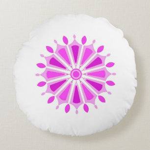 FLOWER GIFT MOM SISTER BOSS TEACHER FRIEND ROUND CUSHION