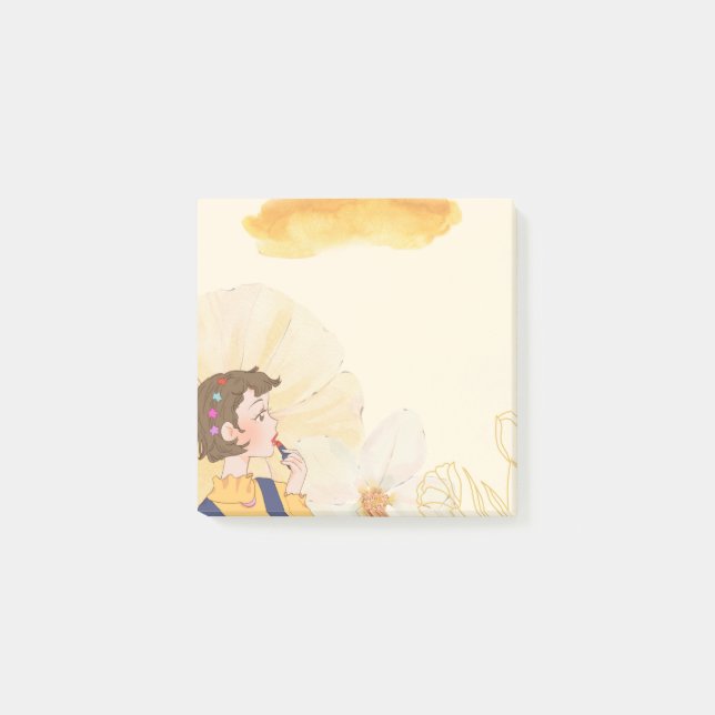 Flower Girl 6 Sticky Notes (Front)