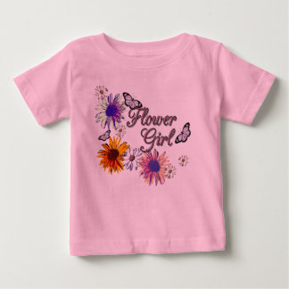 Flower Girl Baby T-Shirt
