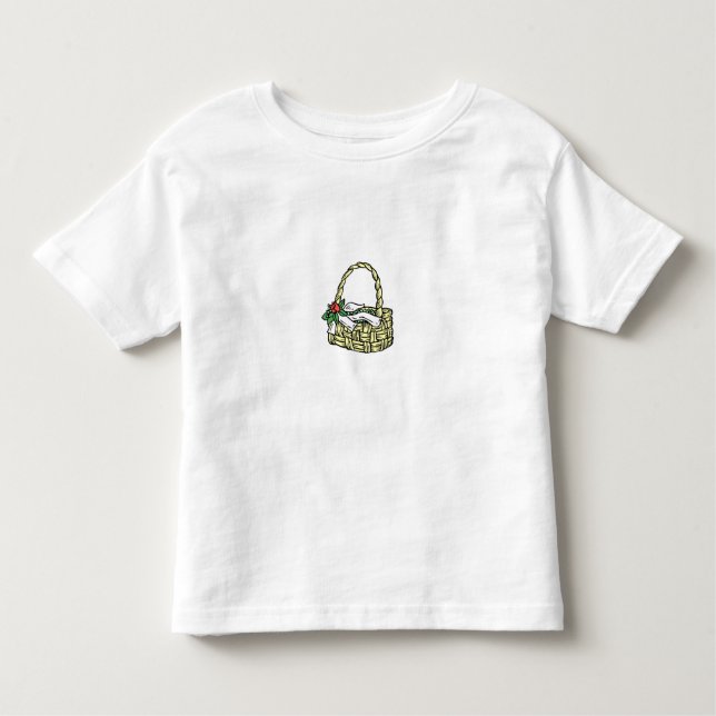 Flower Girl Basket T-Shirt (Front)