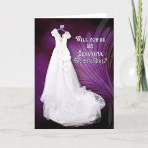 FLOWER GIRL - BRIDAL PARTY/ATTENDANTS INVITATION