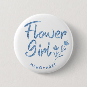 Flower Girl Bridal Shower pin