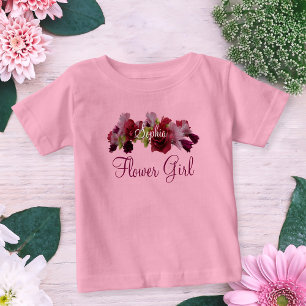 Flower Girl Bridesmaid Bridal Party Wedding Toddler T-Shirt