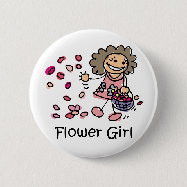 Flower Girl button (Front)