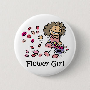 Flower Girl button