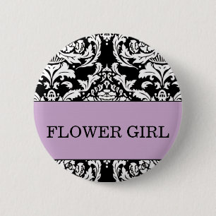 Flower Girl Button