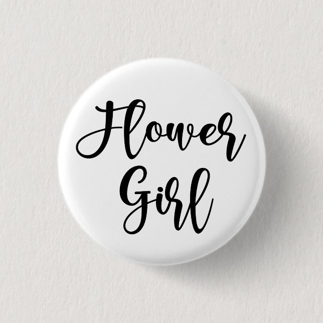Flower Girl Button (Front)