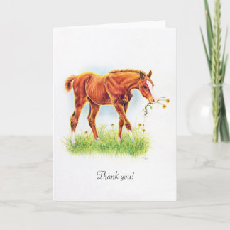 "Flower Girl" Filly Customisable Card
