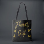 Flower Girl Gold and Black Wedding Bag<br><div class="desc">The Flower Girl Gold and Black Wedding Bag is the perfect wedding bag to travel with to a destination wedding.</div>