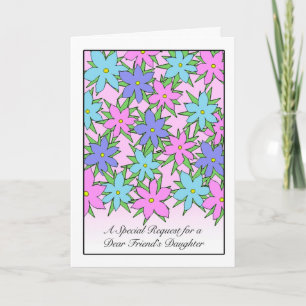 Flower Girl Invitation for Friend's Daughter