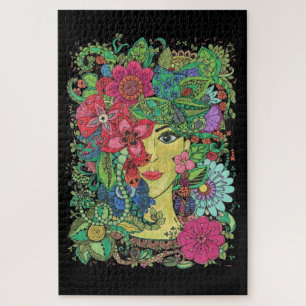 Flower Girl Jigsaw Puzzle