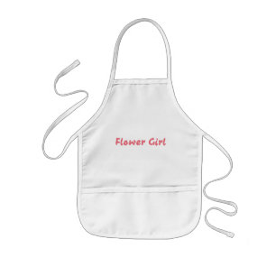 Flower Girl Kids Apron