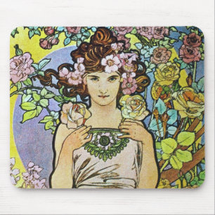 Flower Girl Mouse Pad