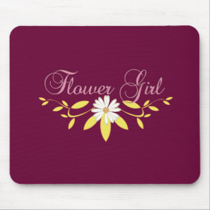 Flower Girl Mouse Pad