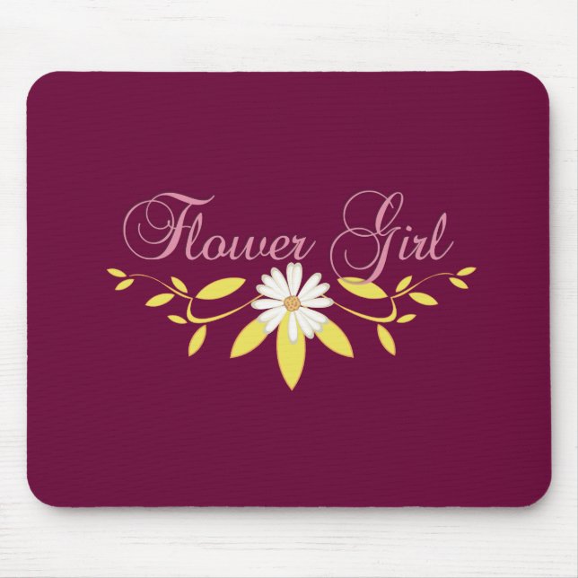Flower Girl Mouse Pad (Front)