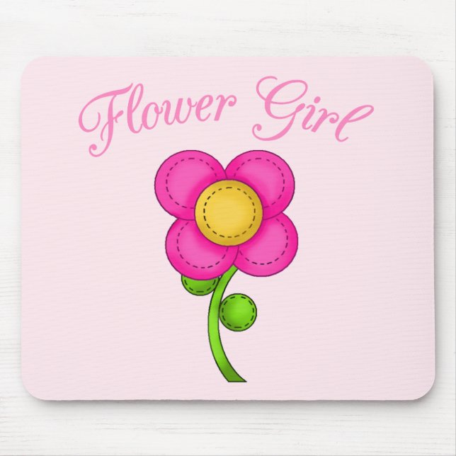 Flower Girl Mouse Pad (Front)
