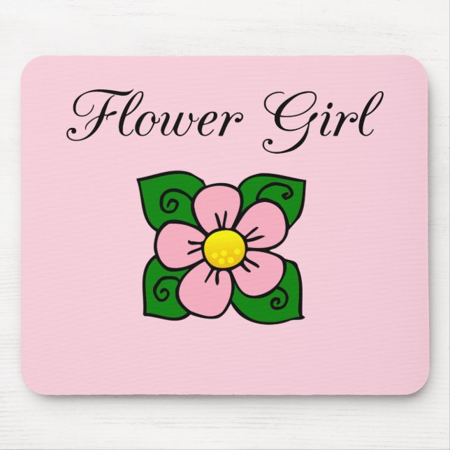 Flower Girl Mouse Pad (Front)