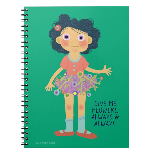 Flower Girl Notebook (Front)
