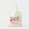 Flower Girl Personalised Tote Bag