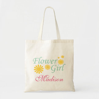 Flower Girl Personalised Tote Bag