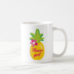 Flower Girl Pineapple Coffee Mug