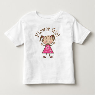 Flower Girl Pink Gift Idea Toddler T-Shirt