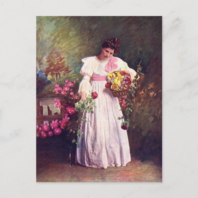 Flower Girl Postcard (Front)