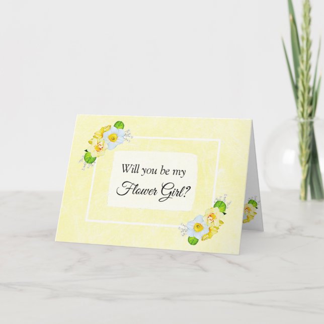 Flower Girl Proposal Card (Front)