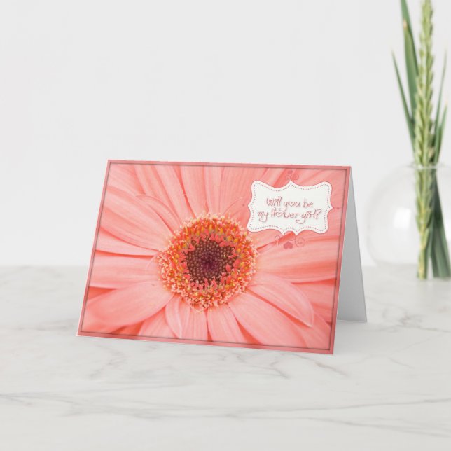 Flower Girl Request Invitation (Front)