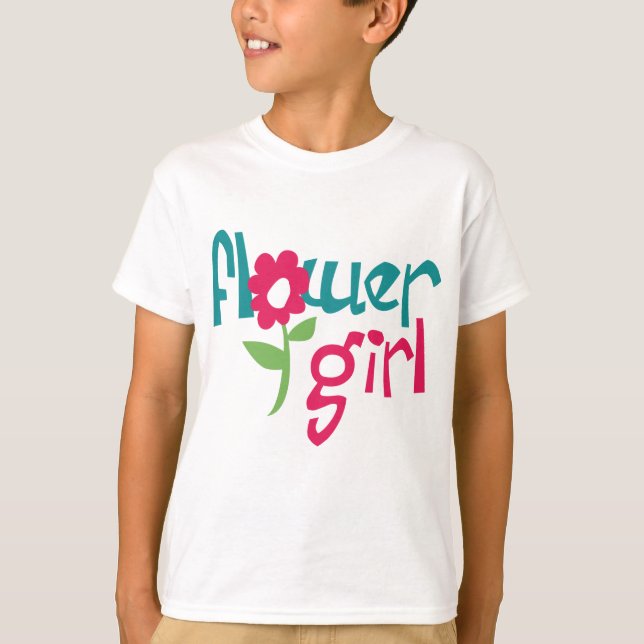 Flower Girl T-Shirt (Front)