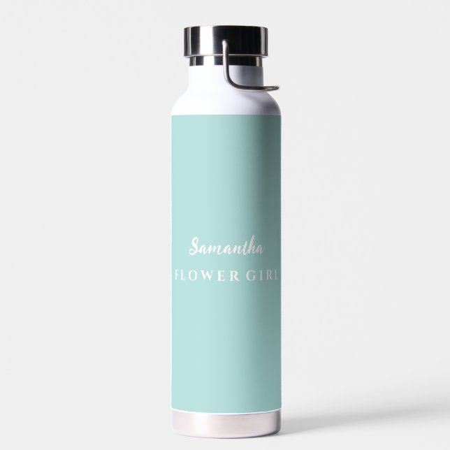 Flower Girl Thermal Tumbler Water Bottle (Left)