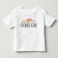 Flower Girl Toddler Tee | Bridesmaid
