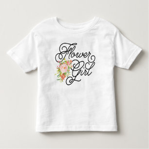 Flower Girl Toddler Tee Bridesmaid