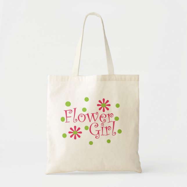 Flower Girl Tote Bag (Front)