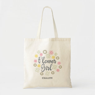 Flower Girl Tote Bag