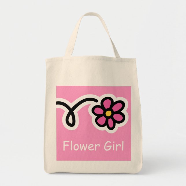 Flower Girl Tote Bag For Weddings (Front)