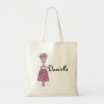 Flower Girl Tote Bag - Personalise - Danielle<br><div class="desc">PLEASE CONTACT ME IF YOU NEED HELP WITH THIS TEMPLATE! Hi There! Thanks for visiting Donna Gotlib Designs and seeing all that we have to offer. I know that you have choices when you are shopping and would like you to know that I appreciate your business.Check out some other items...</div>