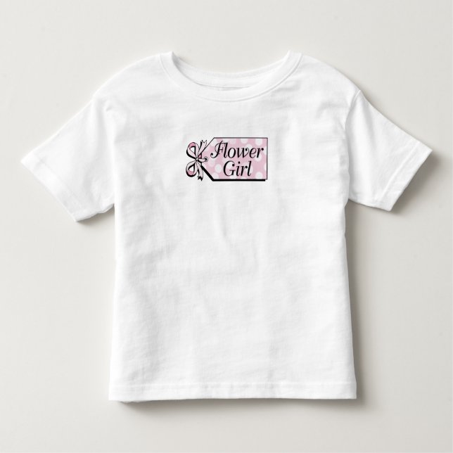Flower Girl Wedding Toddler T-Shirt (Front)