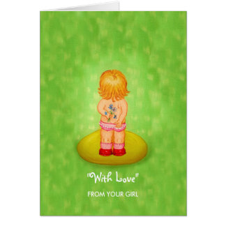 Flower Girl With Love From Daughter to Parents